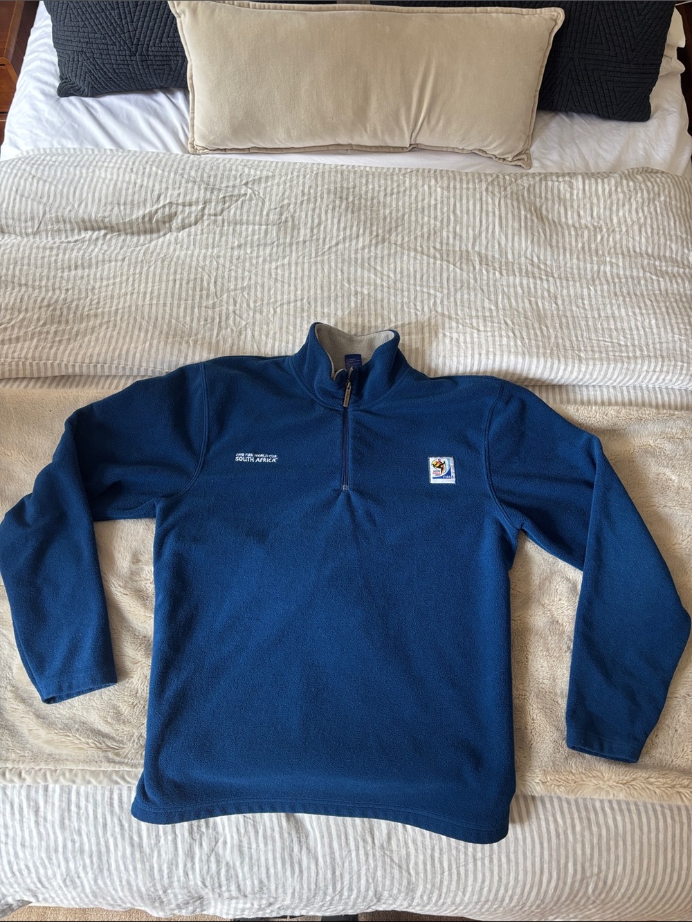 South Africa 2010 Navy Blue Quarter Zip Pull Over